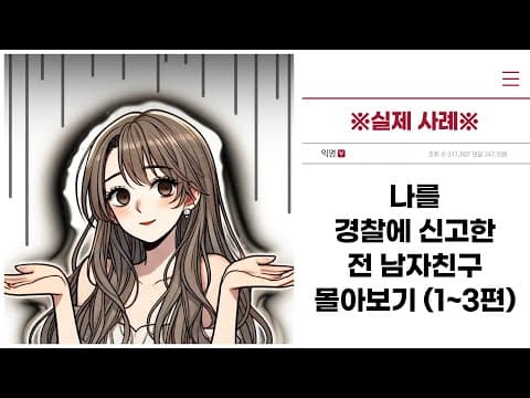 ※실제 사례※ "나를 경찰에 신고한 전 남자친구" 몰아보기 (1~3편)